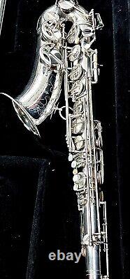 Selmer Super Balanced Action Tenor Saxophone Sax 1947 Gorgeous Silver Plated SBA