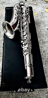 Selmer Super Balanced Action Tenor Saxophone Sax 1947 Gorgeous Silver Plated SBA