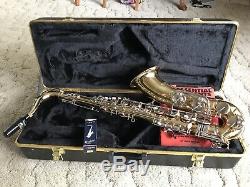 Selmer TS500 Tenor Saxophone, case, reeds, books, neck strap. Great condition