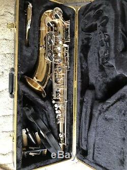 Selmer TS500 Tenor Saxophone, case, reeds, books, neck strap. Great condition