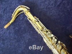 Solid Quality! Conn 16m'shooting Stars' U. S. A. Tenor Saxophone + Case