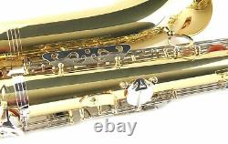 TENOR SAXOPHONE Key of Bb GOLD LACQUER Nickel keys + Case, Accessories