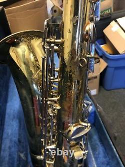 TENOR SAXOPHONE Majestic Made In Italy As Found Serial # In Pics W Case
