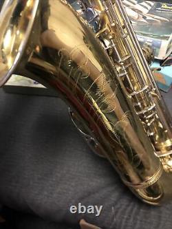 TENOR SAXOPHONE Majestic Made In Italy As Found Serial # In Pics W Case