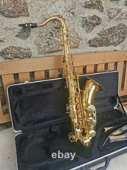 TENOR SAXOPHONE with case and extras