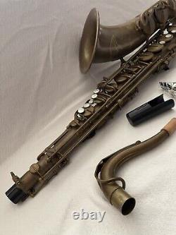 Tenor Saxophone Bb Advanced Level Antique Finish Pretty Brand New withCase