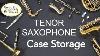 Tenor Saxophone Case Storage