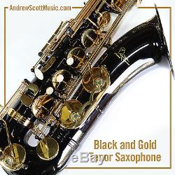 Tenor Saxophone, Masterpiece Black New in Case 12 Month Warranty