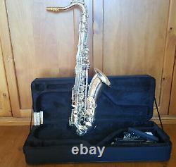 Tenor Saxophone New Masterpiece Silver-Plated Optional Gold Mouthpiece