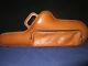 Tenor Saxophone Professional Case Light Brown color Italian leather