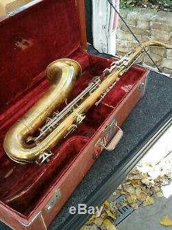 Tenor Saxophone Supreme Custom Made In The USA Made In Maine Comes With A Case