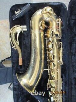 Tenor Saxophone With Hard Case. C. G. Conn brand. Made in USA