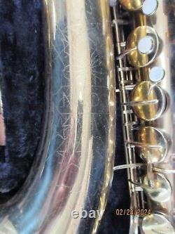 Tenor Saxophone With Hard Case. C. G. Conn brand. Made in USA