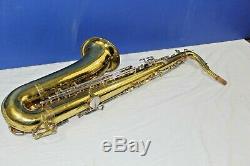 Tenor Saxophone with original case, made in France for FE Olds, Los Angeles