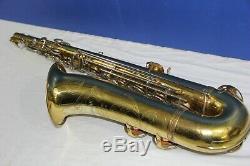 Tenor Saxophone with original case, made in France for FE Olds, Los Angeles