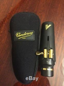 Tenor saxophone Vandoren V16 T6 mouthpiece With VanDoren M/O Ligature & Case