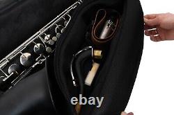 Tenor saxophone bag by MG Leather Work Genuine leather Crazy Horse Light brown