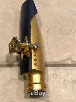 Theo Wanne Destroyer 24K Gold Plated USA Shiva 8 Tenor Sax MPCE withLeather Case