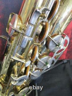 USED OXFORD BOOSEY & HAWKS TENOR SAXOPHONE With ORIG HARD SHELL CASE