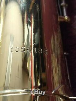 Used Selmer USA 1244 Tenor Saxophone, Case & Mouthpiece, Serial #1354186, Extras
