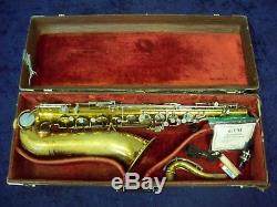 VINTAGE CLEVELAND By KING MUSICAL INSTRUMENTS TENOR SAXOPHONE + MPIECE + CASE