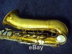 VINTAGE CLEVELAND By KING MUSICAL INSTRUMENTS TENOR SAXOPHONE + MPIECE + CASE