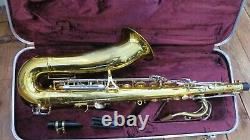 VINTAGE CONN 22M TENOR SAXOPHONE with CASE FULLY SERVICED & TESTED READY TO PLAY