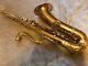 VINTAGE USED 1932 C G CONN TRANSITIONAL TENOR SAXOPHONE with Case