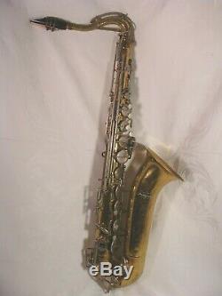 VTG late 60's Buescher Aristocrat tenor saxophone SN 450147 Original MP & Case