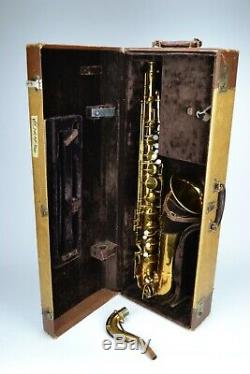 VintageRocket (Made by Buescher) Tenor Sax in original tri pack case