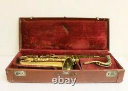 Vintage 1930s-50s Martin Busine Tenor Saxophone Serial # 26266 Beautiful