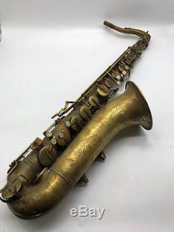 Vintage 1951 Buescher 156 Aristocrat Series 3 III Tenor Saxophone 346531 with Case