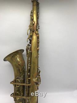 Vintage 1951 Buescher 156 Aristocrat Series 3 III Tenor Saxophone 346531 with Case