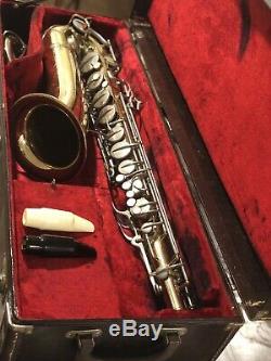 Vintage 1959 Conn Tenor 10M Naked Lady Saxophone with case No Reserve