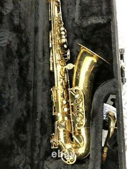 Vintage 1960-61 Buffet Crampon Super Dynaction Tenor Saxophone With Hard Case