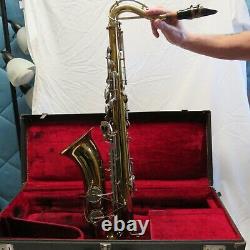 Vintage 1966 Tenor Saxophone Buescher Model Aristocrat & Case