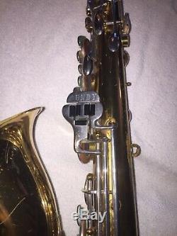 Vintage 1970-1975 SELMER Bundy Tenor Saxophone 593238 Hard Travel Case Accessory