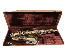 Vintage Alexandre Tenor saxophone Clean Italy with original case