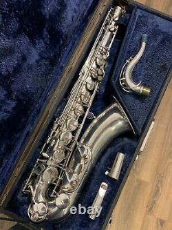 Vintage B&S Tenor Saxophone withB&S Metal Mouthpiece and Case Blue Label
