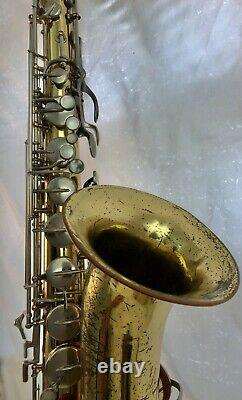 Vintage Buescher 400 Bb Tenor Saxophone/ Hard Case With Mouthpiece