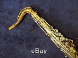 Vintage Buescher Aristocrat 1040 Tenor Saxophone + Case