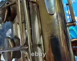 Vintage Buescher Aristocrat Tenor Saxophone with Case Stand & Accessories