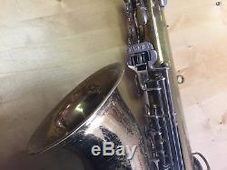 Vintage Bundy Tenor Saxophone With Neck And Case, Plays Needs 1 Cork