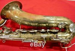 Vintage Conn 16M professional Tenor Saxophone made in the USA withcase AS-IS