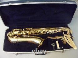 Vintage Conn Shooting Stars Tenor Saxophone + Conn Case