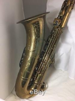 Vintage F. E. OLDS OPERA TENOR SAXOPHONE SERIAL # 4168 And Case