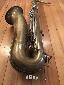 Vintage Gaylord Tenor Saxophone with Otto Link 5 Mouthpiece Original Case