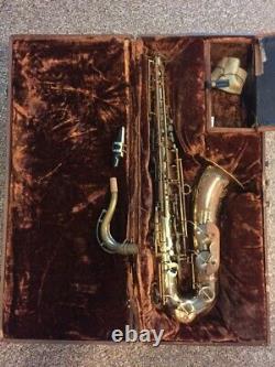 Vintage H. COUF SUPERBA 1 TENOR SAXOPHONE with org H. Couf Case