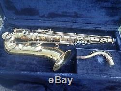Vintage H. Couf Superba I Tenor Saxophone With New Pads + Original Case -grover