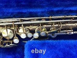 Vintage King Super 20 Silver Sonic Tenor Saxophone Cleveland Era